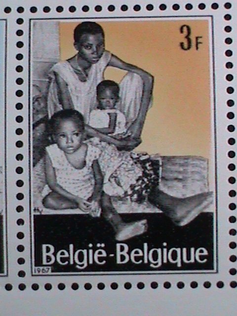 Belgium Stamp:1967,SC# b806 World refugees:- mnh S/S sheet-rare