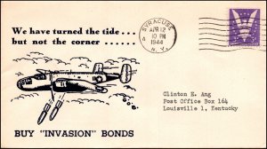 12 Apr 1944 WWII Patriotic Cover We Have Turned The Tide... Sherman 9967