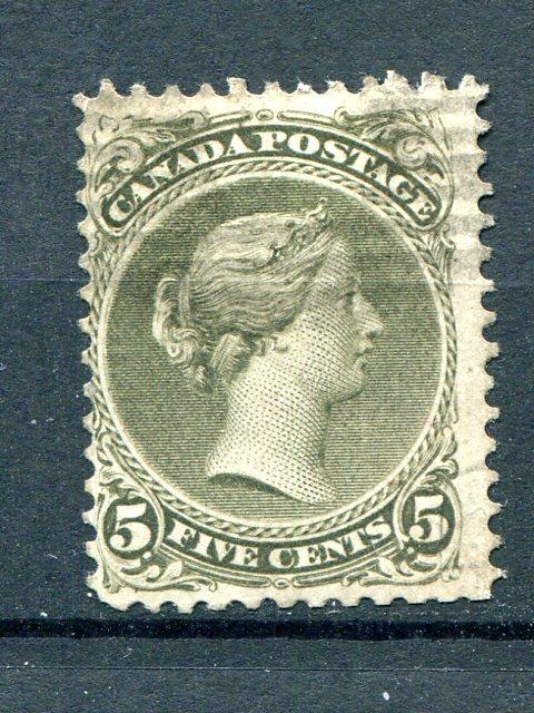 Canada #26a Used F- VF  perf 12x12   - Lakeshore Philatelics