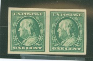 United States #383 Unused Multiple