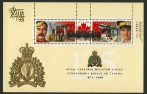 Canada 1737e MNH RCMP 125th Helicopter, Horse, RCMP Ride (cr