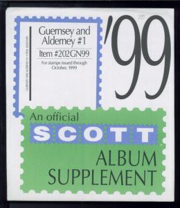 1999 Scott #1 Guernsey & Alderney Stamp Album Supplement Item #202GN99