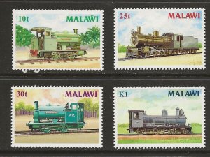 Malawi (1987) - Scott # 498 - 501,   MNH