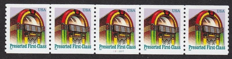 PNC5 25c Juke WA 222222 US 2911 MNH F-VF