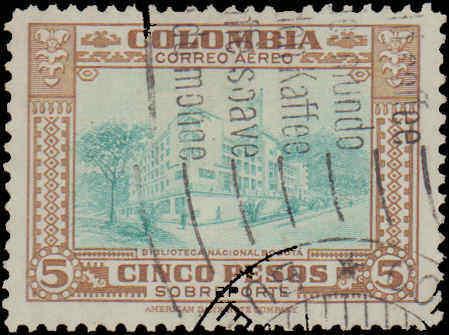 Colombia #C163, Incomplete Set, High Value, Used