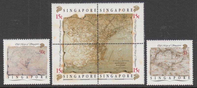 Singapore 545-547 MNH VF