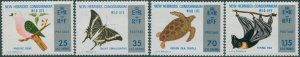 New Hebrides 1974 SG184-187 Wildlife set MNH