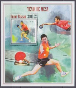 2013 Guinea-Bissau 7030/B1232 Sports - Table Tennis 10,00 €