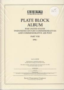 Scott United States Plate Block Album for Commemoratives Part VIII 1996 - 1999