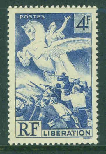 FRANCE Scott 503, Yvert 669 MH* Liberation stamp 1945