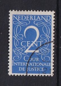 Netherlands #O25 used 1950 official stamps numerals 2c