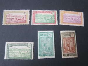 French Cameroun 1925 Sc 170,71,73,75,78,79 MH