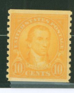 United States #603 Unused Single