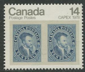 STAMP STATION PERTH Canada #754 Capex Issue 1978 MNH CV$0.25