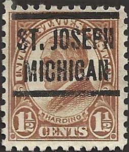 # 582 USED BROWN WARREN G. HARDING