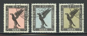 Germany Scott C32-C34 Used NH - 1926 German Eagle H/Vs of Set - SCV $118.50