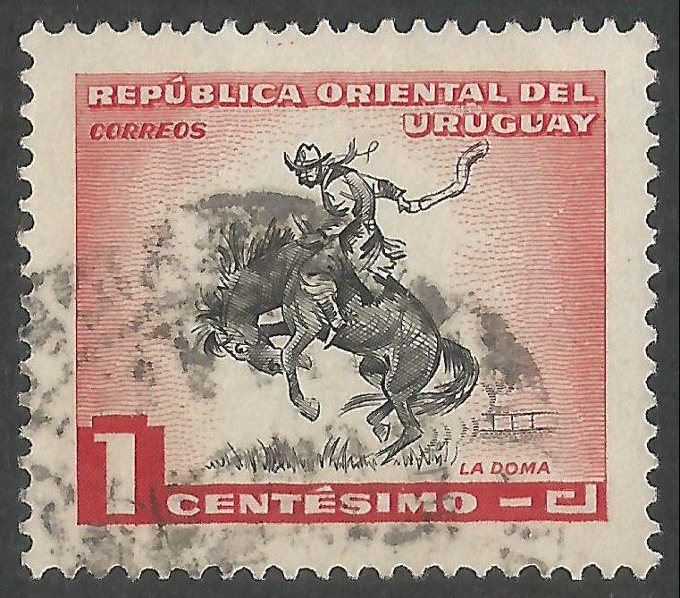 URUGUAY 606 VFU HORSE I015-3
