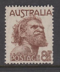 Australia 1950 8 1/2d Aborigine Sc#226 MLH