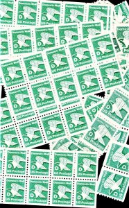 100 Green Eagle D Non-Denom 22¢ $22.00 Face Postage 1985 Regular Coil Booklet