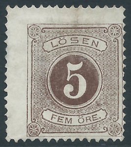 Sweden, Sc #J3, 5o Used