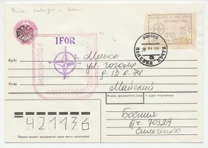 Cover / Postmark Russia 1996 IFOR - UN Peacekeepers