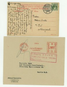 DENMARK Postage Stamps Cover Collection Postcard Mailomat EUROPE Copenhagen