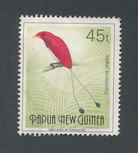 Papua New Guinea 1993 Scott 770B used- 45t Cicinnurus regius