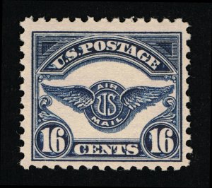 GENUINE SCOTT #C5 F-VF MINT OG NH 1923 DARK BLUE SECOND ISSUE AIR POST #9647