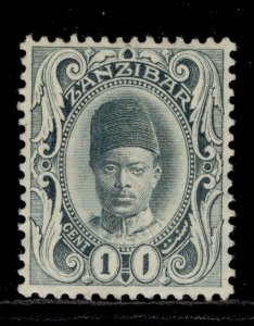 ZANZIBAR EDVII SG225, 1c pearl-grey, M MINT.