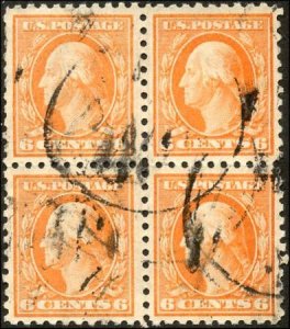 US 429 Washington / Franklin VF - XF Used Block 