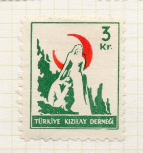 Turkey Crescent Issue 1948 Child Welfare Fine Mint Hinged 3K. NW-270726