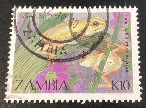 Zambia #465 used Frogs 1989