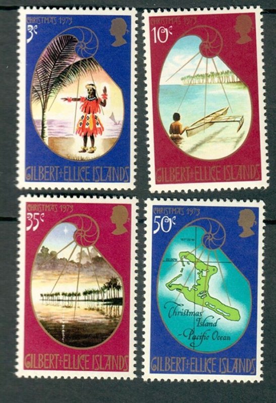 Gilbert and Ellice Islands #212 - 215 MNH singles