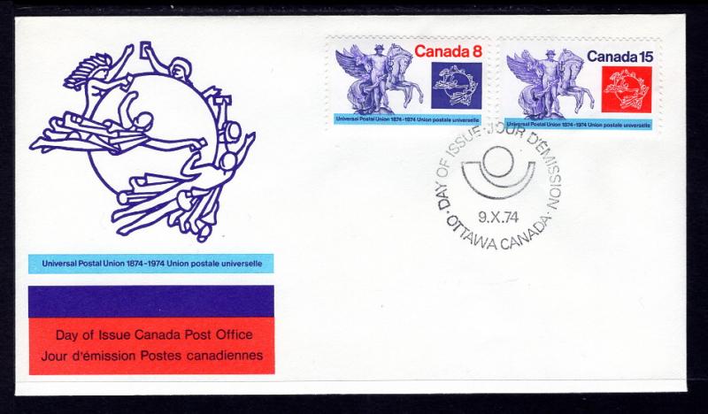 Canada 648-649 UPU Canada Post U/A FDC