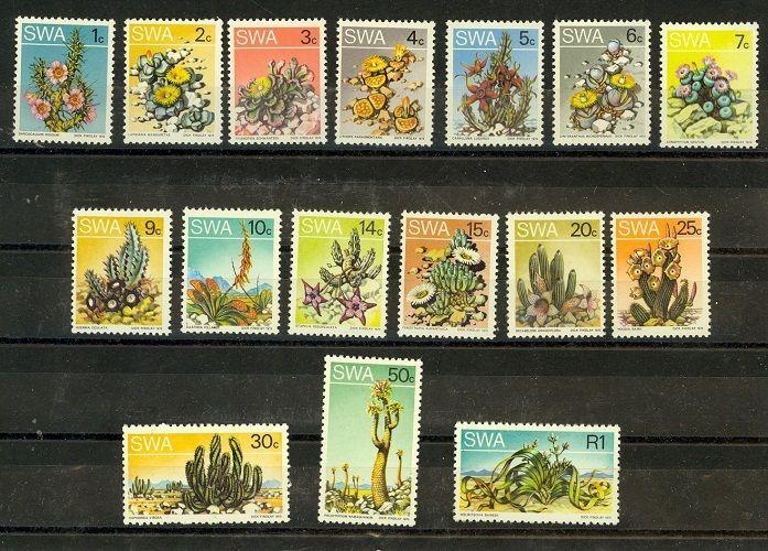 South West Africa Scott 343-58 Mint NH (Catalog Value $25.60)