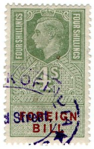 (I.B) George VI Revenue : Foreign Bill 4/-