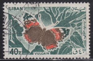 Lebanon C429 Red Admiral 1965