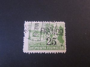 Italy Fiume 1920 Sc 65 FU