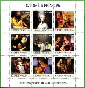 A3433 - SAO TOME & PRINCE ERROR MISSPERF: 2003, St. Petersburg, Art. No.-