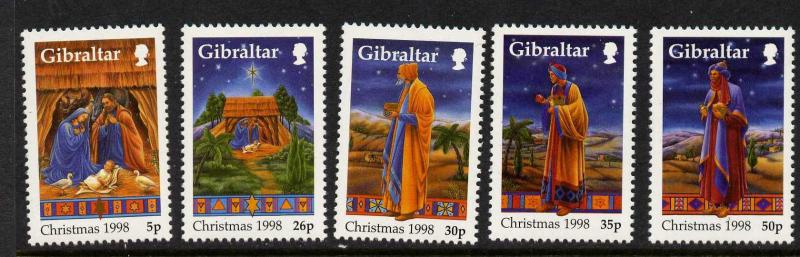 Gibraltar 774-8 MNH Christmas, Art