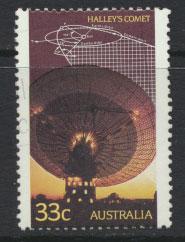 SG 1008 SC# 982   Fine Used  - Halley's Comet  Radio Telescope