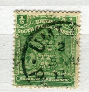 RHODESIA; 1900s early classic Springbok issue used 1/2d. + POSTMARK, Umtali