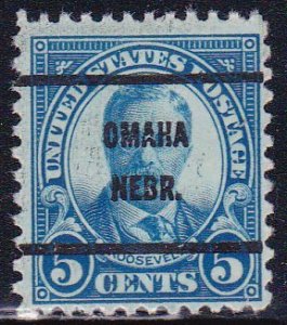 Precancel - Omaha, NE PSS 637-61 - Bureau Issue