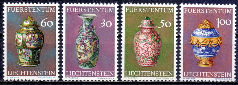 Liechtenstein. 1974. 602-5. Ceramics. MNH.