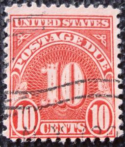 US #J84 USED Single Postage Due SCV $.25 L14