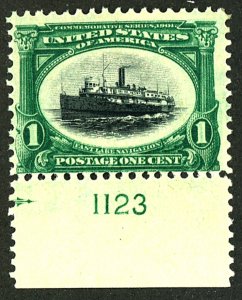 U.S. #294 MINT PL# SINGLE OG LH