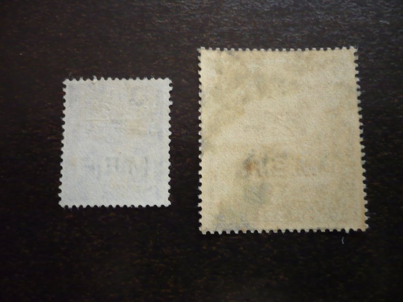 Stamps-Great Britain Offices in Africa-Scott# 4,9 - Used Part Set of 2 Stamps