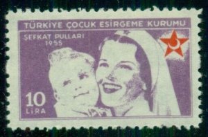 TURKEY #RA180, 10 lira, og, LH, fresh and rare stamp, VF, Scott $700.00