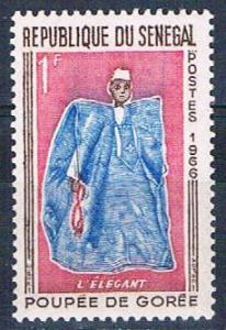 Senegal 261 Unused Elegant Man 1966 (S0795)+