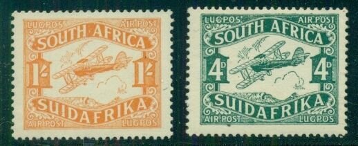 SOUTH AFRICA #C5-6 Airmail set, og, NH, VF, Scott $75.00